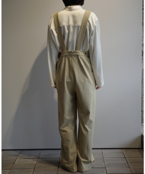 サロペット・オーバーオール・オールインワン clane deep u neck salopette CLANE 【期間限定特別価格】CLANE 正規商品 サロペット クラネ
