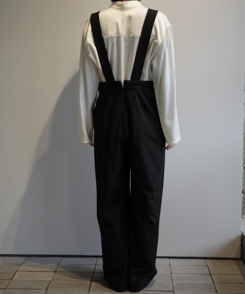 サロペット・オーバーオール・オールインワン clane deep u neck salopette CLANE 【期間限定特別価格】CLANE 正規商品 サロペット クラネ
