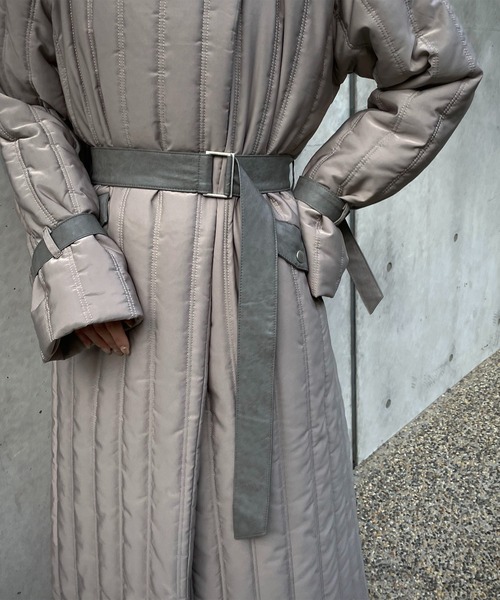 「&g'aime」 ステンカラーコート FREE チャコールグレー レディース_画像2