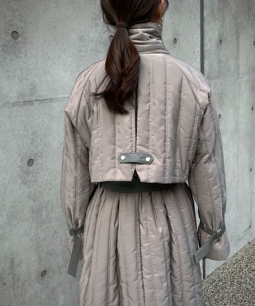 「&g'aime」 ステンカラーコート FREE チャコールグレー レディース_画像3