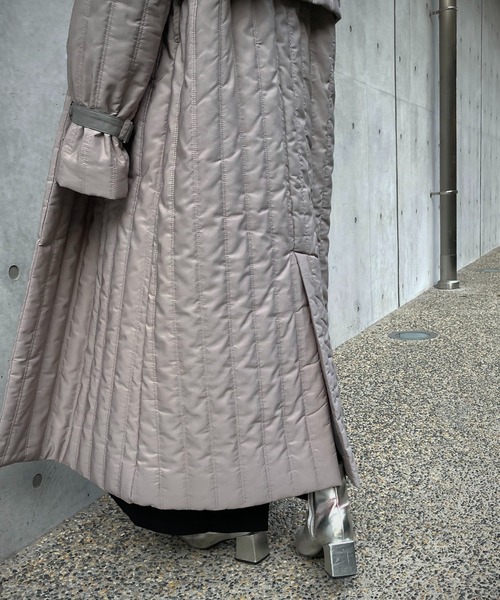 「&g'aime」 ステンカラーコート FREE チャコールグレー レディース_画像9