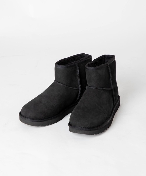 ★UGG ブラック ムートン25cm★ UGG Australia（アグオーストラリア） 「UGG」 ムートンブーツ 25.0cm
