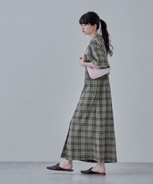 ⭐︎新品⭐︎ チェック　ロングワンピース 楽天市場】ワンピース レディース 秋 長袖 ロングワンピース