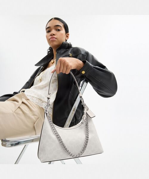 【COACH】ジュリエット ショルダー バッグ 25・シグネチャー COACH ショルダーバッグ バッグ ジュリエット ショルダー 25