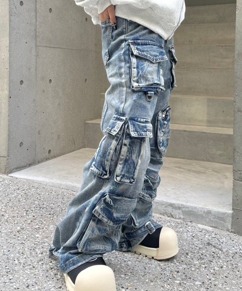 KsG ジーンズ デニム デニムパンツ vintage wash pocket denim 