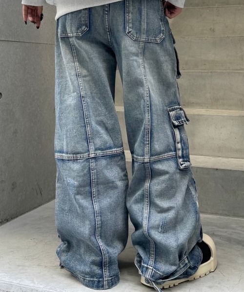 KsG ジーンズ デニム デニムパンツ vintage wash pocket denim