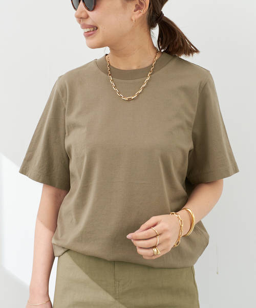 Mme.CREW Tシャツ　カーキ　完売 Mme.CREW Tシャツ カーキ 完売