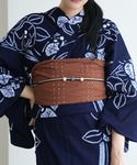 兵児帯 単品 utatane 綿麻 清江絞り ...の詳細画像4