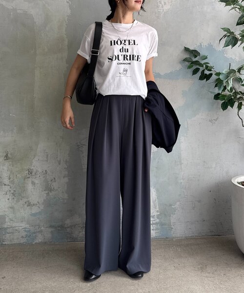 RIVE DROITE 未開封 レディース トップス Tシャツ RIVE DROITE tシャツ 「遊び心」SOURIRE Tee レディース