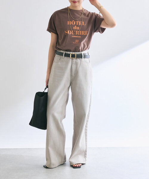 tシャツ 「遊び心」SOURIRE Tee レディース RIVE DROITE tシャツ 「遊び心」SOURIRE Tee レディース