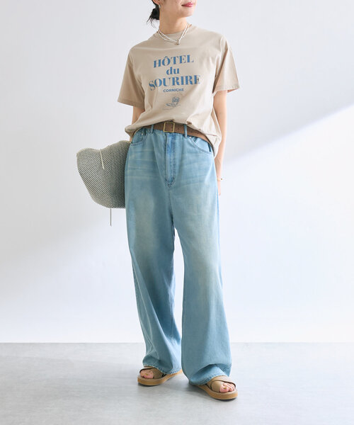 tシャツ 「遊び心」SOURIRE Tee レディース RIVE DROITE tシャツ 「遊び心」SOURIRE Tee レディース