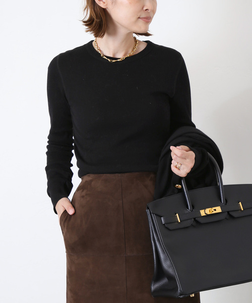 「Deuxieme Classe」 長袖ニット - ブラック レディース
