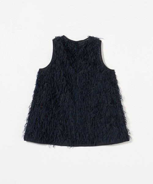 UNITED ARROWS ブラウス シャツ ヘアリー カットジャガード