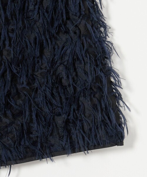 UNITED ARROWS ブラウス シャツ ヘアリー カットジャガード