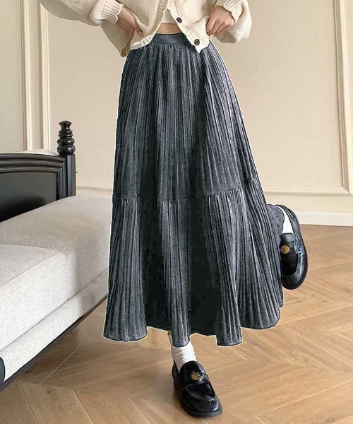 プリーツプリーツ黒のプリーツロングスカート イッセイミヤケプリーツプリーズ黒のロングスカート ネット限定