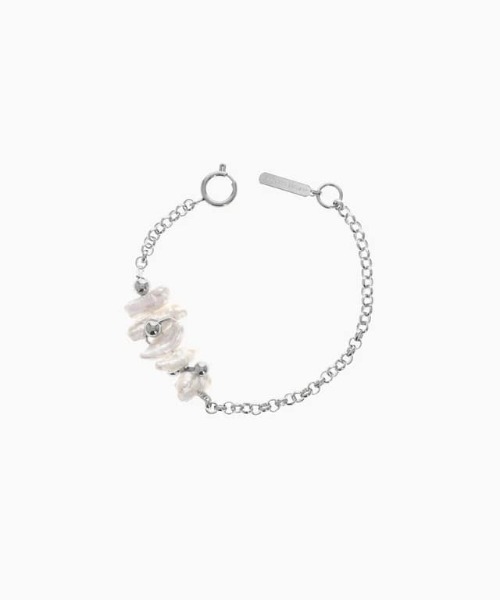 【Justine Clenquet】関税送料込★Sunny ブレスレット シルバー Justine Clenquet】関税送料込☆Sunny ブレスレット シルバー