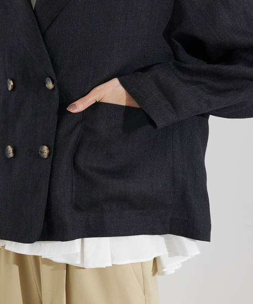 qualite（カリテ） ジャケット テーラードジャケット 「軽やかリネン