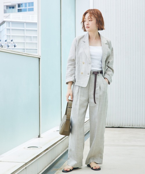 極美品✨Sartoria Cantarelli リネン テーラードジャケット 極美品✨Sartoria Cantarelli リネン テーラードジャケット CANTARELLI