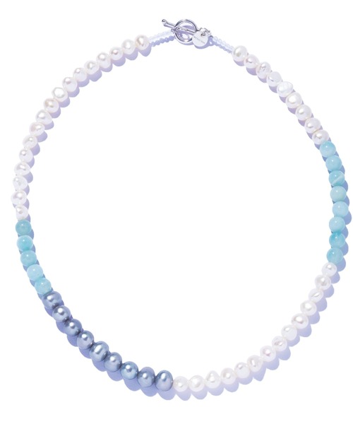 【美品】Blue Rank パールネックレス&ブレスレット セット 美品】Blue Rank パールネックレス&ブレスレット セット