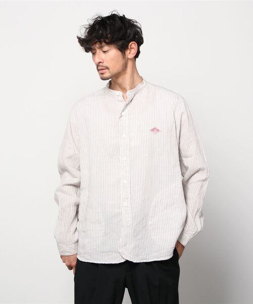 Danton 「DANTON」 長袖シャツ 42 グレー メンズ : ZOZOTOWN