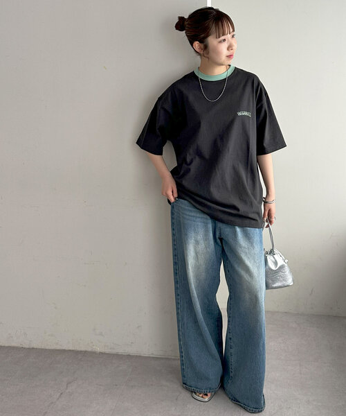 Discoat tシャツ 「ユニセックス」WEARWELLリンガーTシャツ