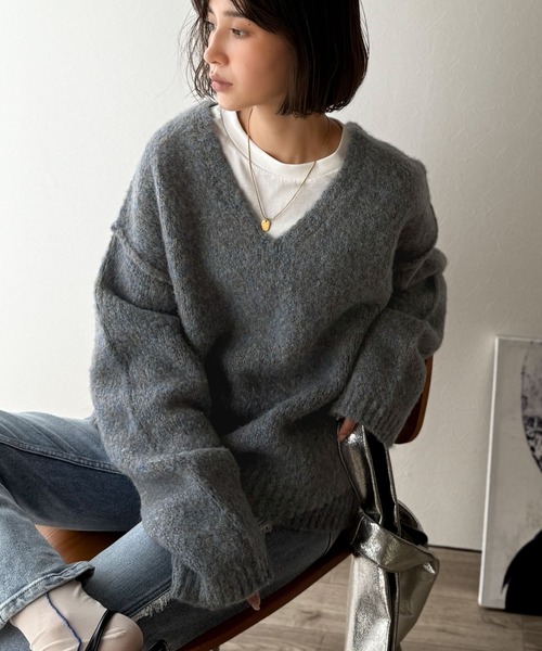 Java ニット セーター 「JaVaジャバコラボ」大人カジュアルならこの1枚
