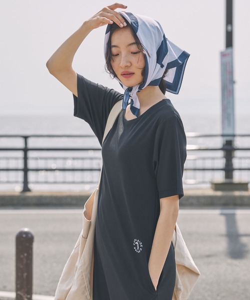 Unblend ワンピース 「 POOLSIDE COFFEE × 」ロゴ刺繍