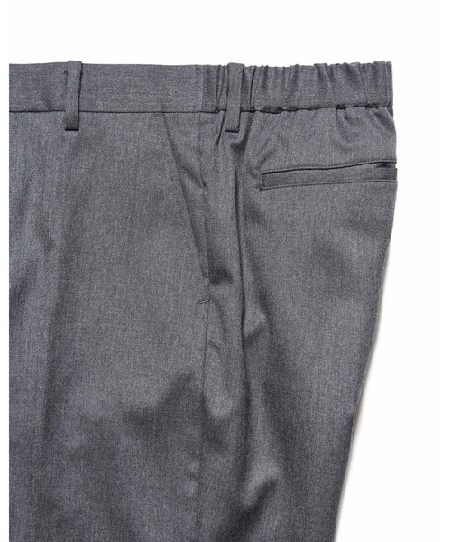 SOPHNET.（ソフネット） スラックス FLANNEL WOOL SHIRRING SLIM-FIT
