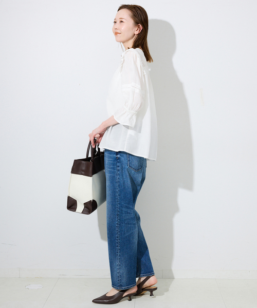 SLOBE IENA ブラウス シャツ 「WEB限定/追加」コットンレーヨン