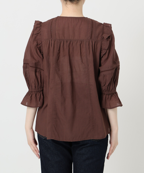 IENA SLOBE 総レーストップス SLOBE IENAのコーディネートスナップ（Yuri）｜SLOBE IENA