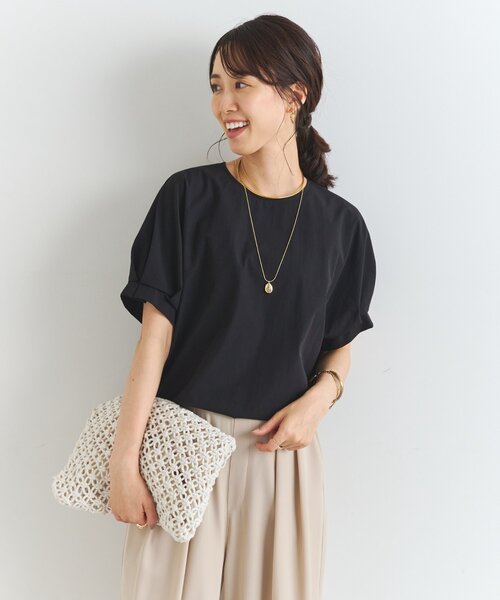 【新品】un dix cors 袖タックシャツ un dix cors（アンディコール）の「袖タックシャツ（シャツ