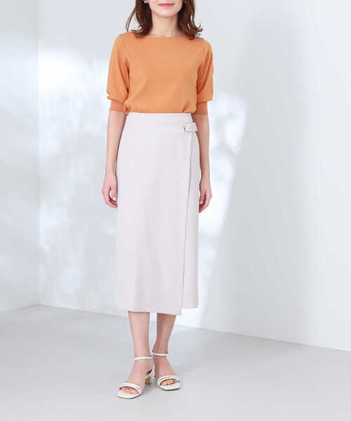 「NATURAL BEAUTY BASIC」 スカート SMALL ネイビー レディース