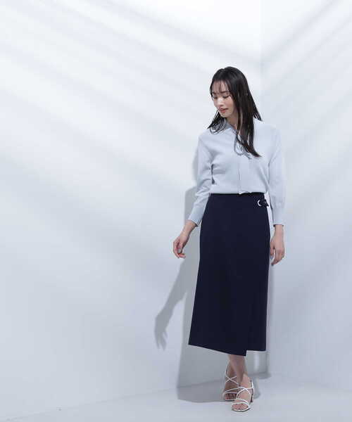 「NATURAL BEAUTY BASIC」 スカート SMALL ネイビー レディース