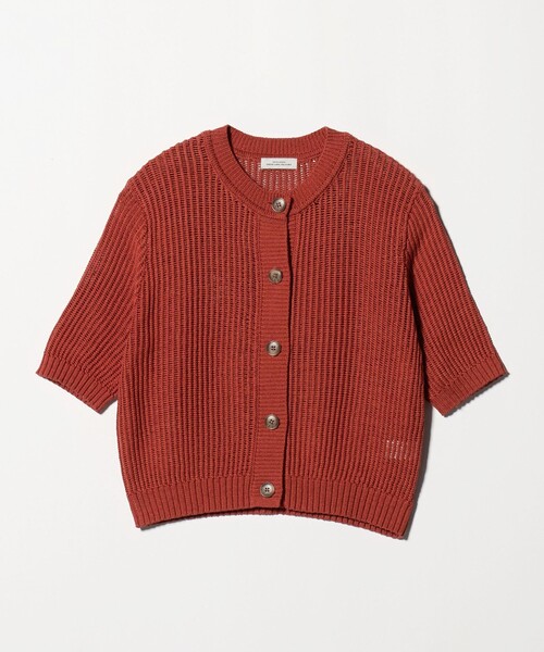 green label relaxing　コイルヤーン メッシュ カーディガン green label relaxing コイルメッシュカーディガン - メルカリ
