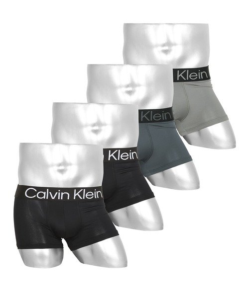ボクサーパンツ Calvin Klein カルバンクライン 「4枚セット」Bold Logo メンズ ローライズボクサーパンツ