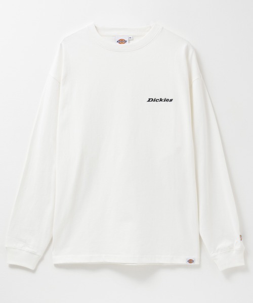Dickies（ディッキーズ） tシャツ ワンポイント刺繍長袖Tシャツ メンズ