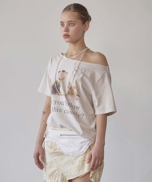 SCULPTOR（スカルプター） tシャツ 83 Faith Cut Out Tee レディース