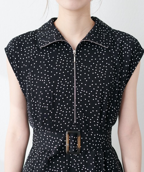 「natural couture」 ノースリーブワンピース LARGE ブラック レディース_画像9