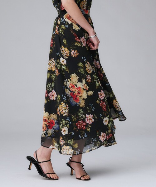 ANNTIAN フラワー柄 スカート Anntian Pantskirt Print Z Flowerpower Dark — Aggregate Supply