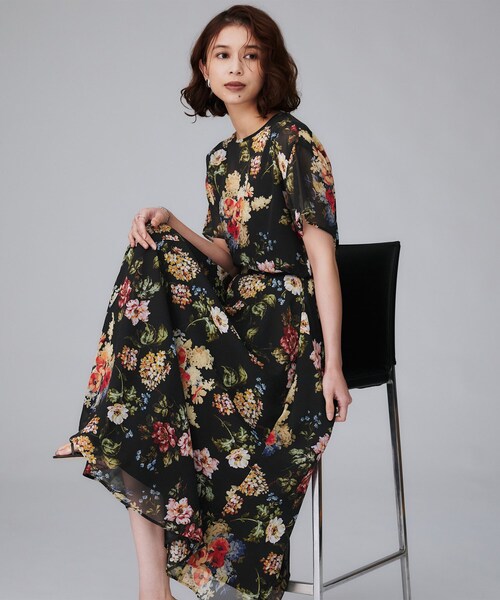 UNTITLED（アンタイトル） スカート 「セットアップ可/シアー/洗える