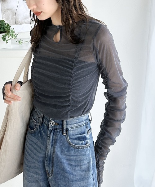 「classicalelf」 長袖カットソー LARGE ブラック レディース