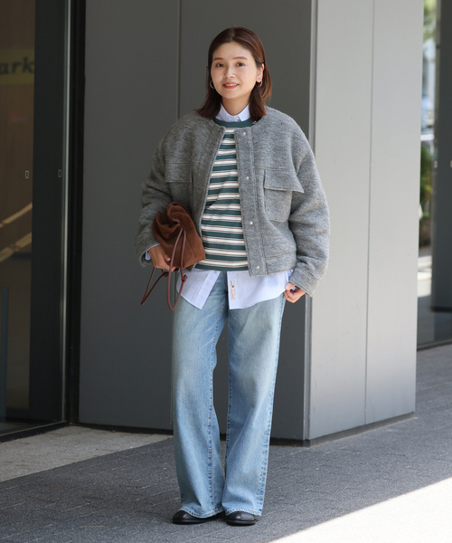 値下げ！タグ付　25AW ジャーナルスタンダード　シープパイルクロップジャケット JOURNAL STANDARD｜シープパイルクロップジャケット | Rakuten Fashion