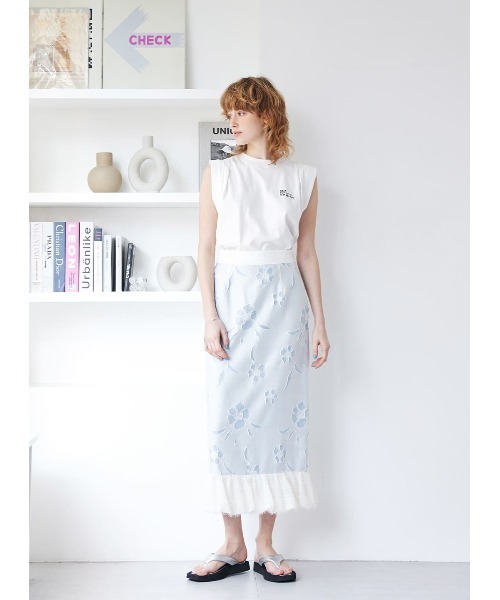 「COEL」 ノースリーブトップス「＋81BRANCAコラボ」 FREE ホワイト レディース_画像7