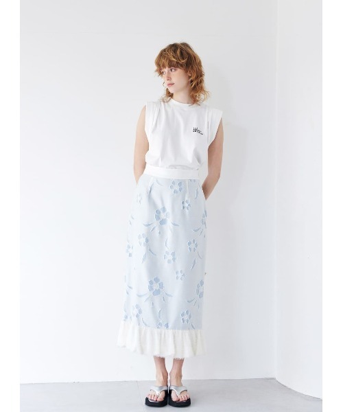 「COEL」 ノースリーブトップス「＋81BRANCAコラボ」 FREE ホワイト レディース_画像10