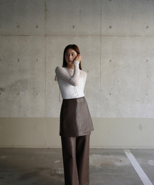 EFOLE（エフォル） パンツ Layered Leather Set/レイヤードレザー