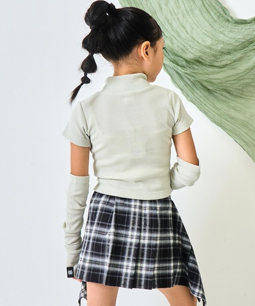 ANAP kids（アナップキッズ） tシャツ ラインストーン トロゴ アーム