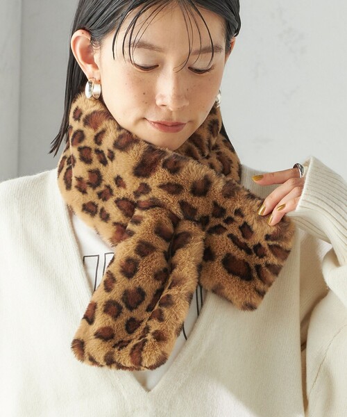 sharespirit レザー ファーマフラー ストール シェアスピリットshare spiritレザー ファーマフラー ストール