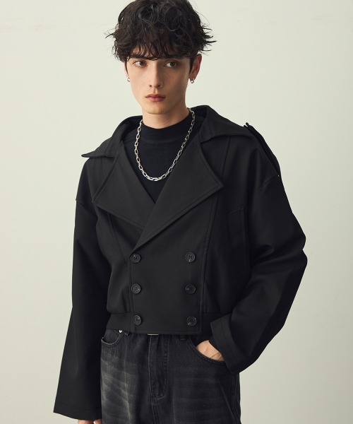 Shoowtime（ショウタイム） ブルゾン アウター Cropped Double Jacket