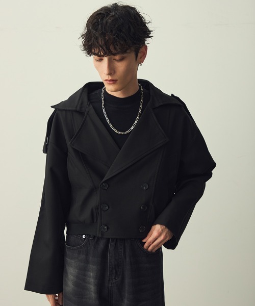 Shoowtime（ショウタイム） ブルゾン アウター Cropped Double Jacket