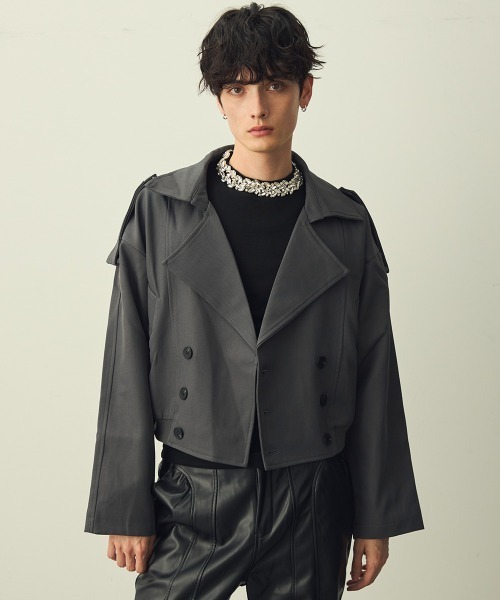 Shoowtime（ショウタイム） ブルゾン アウター Cropped Double Jacket